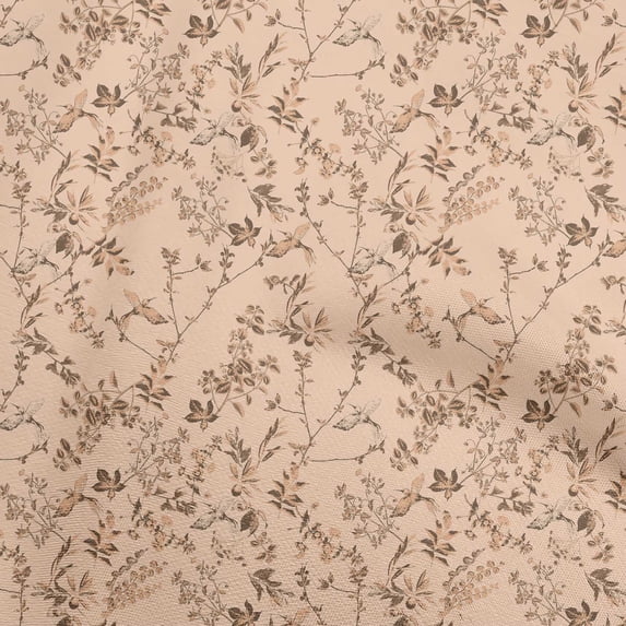 oneOone Viscose Jersey Peach Fabric Tropical Diy Clothing Quilting Fabric Print Fabric By Yard 60 Inch Wide