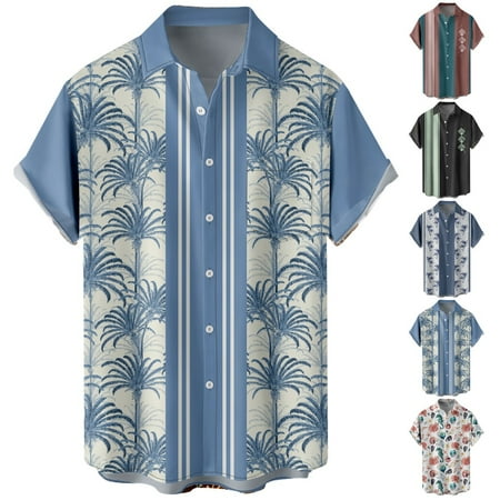 

Mens Kids Summer Beach Tops Shirt Tropical Basic Blouses Sizes Kids-Adult Unisex