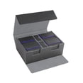 thumbnail image 2 of Estuche para baraja de cartas coleccionables,Cajas para tarjetas deportivas,Organizador de tarjetas de juego de colección,Caja de almacenamiento de Interior gris y azul., 2 of 9