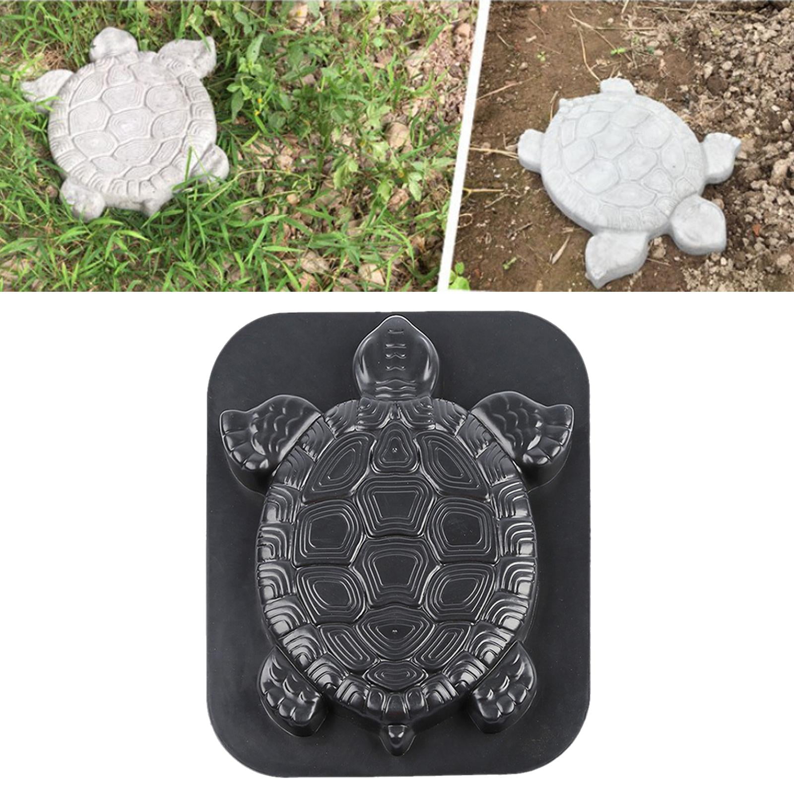 Turtle , Stepping Stone , Concrete Cement , Garden , Textured for Non ...