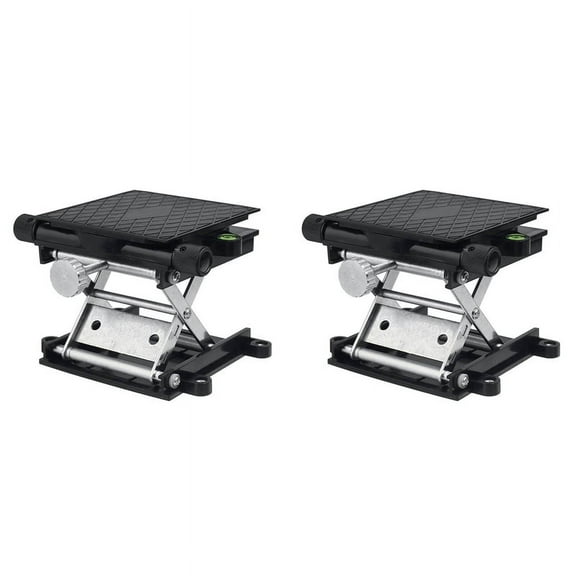 2X 360° Rotating Aluminum Router Table Woodworking Engraving Lab Lifting Stand Rack Lift Platform Woodworking