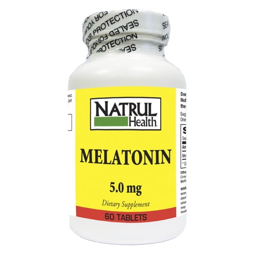 Natrul Health Melatonin 5mg Tablets, 60 Ea