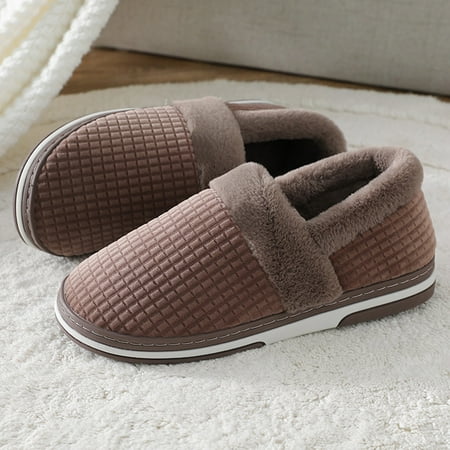 

Slippers for Women Soft Flop Flip Plush House For Men On Slippers Slippers Shoes Slip Mens Warm Men s Slipper Coffee 11 Slippers for Men