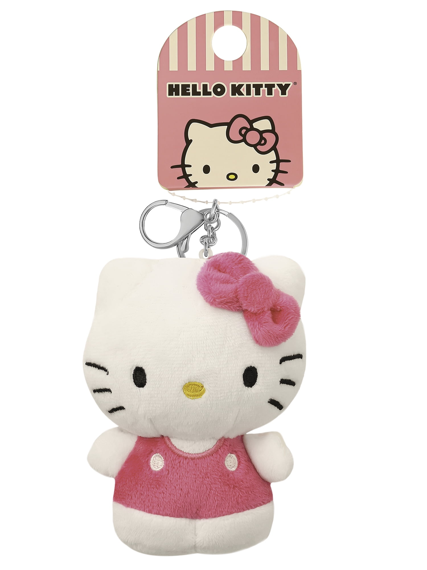 Sanrio Hello Kitty 3D Soft Plush Keychain Charm Accessory