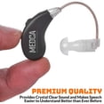 thumbnail image 5 of MEDca Mini Digital Behind the Ear Hearing Amplifier, Black, 1 Pack, 5 of 8