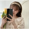 thumbnail image 4 of Korea Autumn Hair Hoop Fabric Hair Accessories Wide-Brimmed Headband Press Hair Hairband 01, 4 of 8