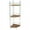 Brown, variant on Evideco Organizer Metal Wire Corner Shower Caddy Bamboo Bamboo Chrome 2 shelves 8 L x8 W x 14.8 H