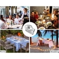 thumbnail image 5 of SHAR Tablecloth Clips Non-Slip Set of 6 Thick Stainless Steel Decorative Tablecloth Clips - for Picnic, BBQ, Wedding, Party, 5 of 5