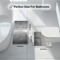 thumbnail image 2 of Bathroom Rug Set 2 Piece, Soft Absorbent Microfiber Bath Rugs and U-Shaped Contour Toilet Rug, Non-Slip Bath Carpet, Machine Wash Dry, Luxury Bath Mats for Bathroom (32"x20"+20"x20", Grey), 2 of 10