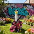 thumbnail image 5 of Sruoe Porch Goose Outfits, Porch Goose Clothes, 23 Inch Cement Goose Clothes Dress, Duck Clothes for Spring Easter Holiday Outdoor Garden Yard Lawn Patio Statue Decor, 5 of 6