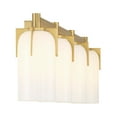 thumbnail image 5 of Caldwell 4-Light Bathroom Vanity Light in Warm Brass, 5 of 5