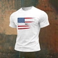 thumbnail image 2 of 250 Anniversary Usa Shirt Anniversary Graphic T Shirt Patriotic Commemorative Short Sleeve Mens Graphic Tees White XL, 2 of 4