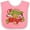 Pink and White, variant on Inktastic Cinco De Mayo Boys or Girls Baby Bib