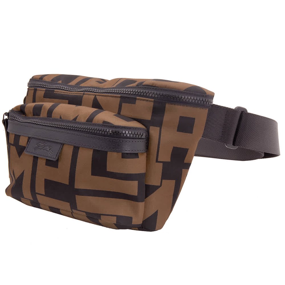 Longchamp Ladies Le Pliage LGP Belt BagBlack/Khaki