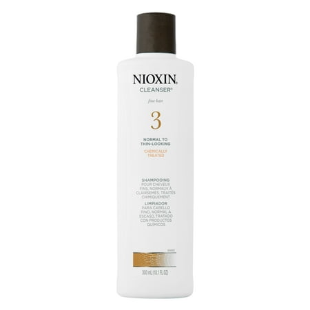 Nioxin Cleanser 3 Fine Hair Normal To Thin-Looking Chemically Treated, 10.1 Fl Oz