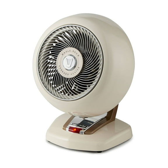 Vornado VHEAT Vintage Space Heater, Retro Metal Design, White