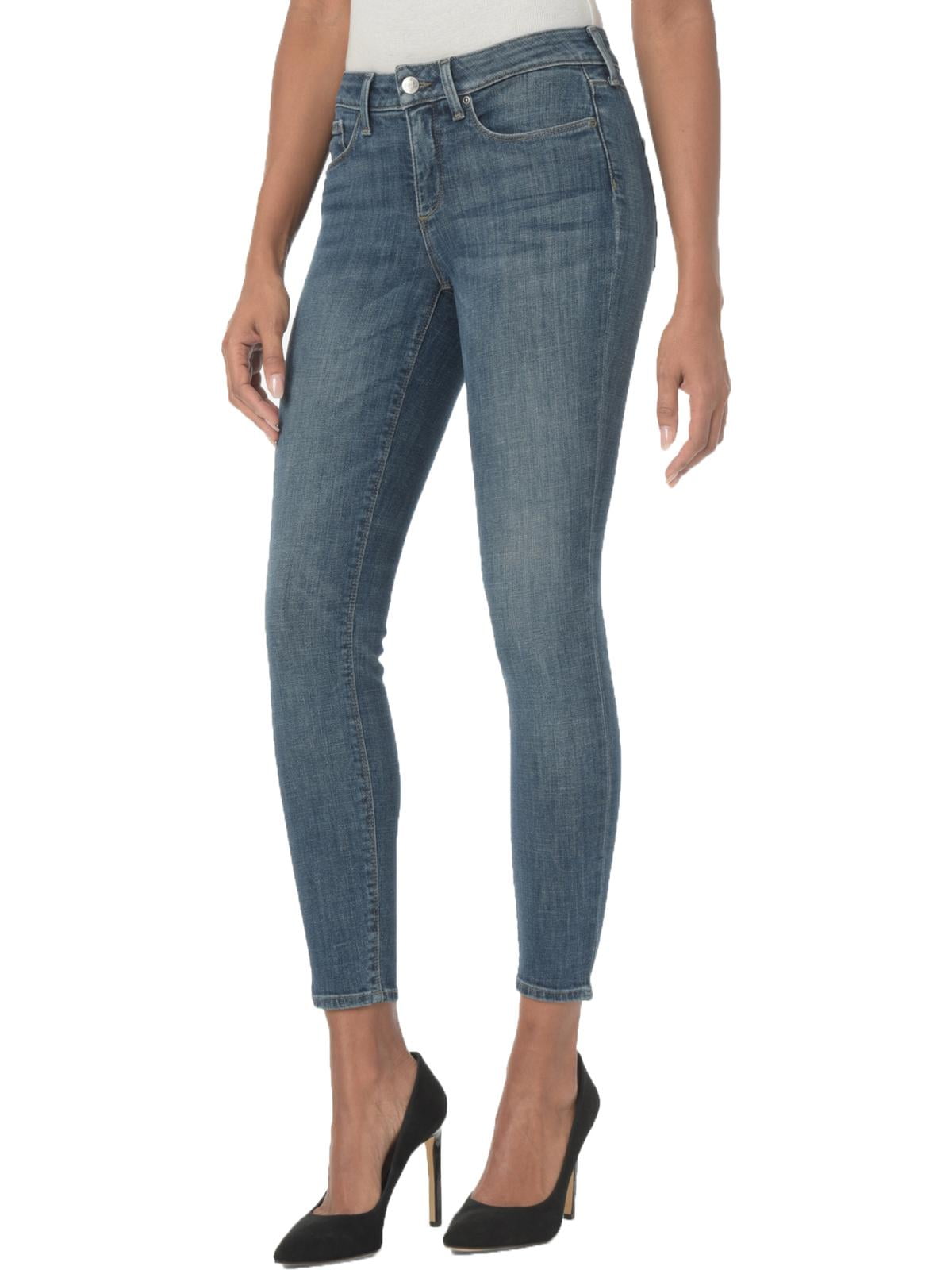 NYDJ NYDJ Womens Denim Lift Tuck Technology Skinny Jeans Blue 4