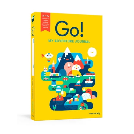 Kids Travel Diary - Go! (Yellow) : A Kids' Interactive Travel Diary and Journal