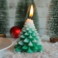 thumbnail image 4 of Sumllary Organic Candle Festive Christmas Tree Candle Cedar Scented Holiday Party And Decorative Ornament, 4 of 5