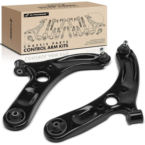 A-Premium 2 x Front Lower Control Arm with Ball Joint & Bushing, Compatible with Kia Forte 2014-2018, Forte Koup 2014-2017, Forte5 2014-2018