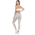 thumbnail image 4 of Women's Aminal Pinted Activewear Leggings - Tiger Striped - Nude , M, 4 of 5