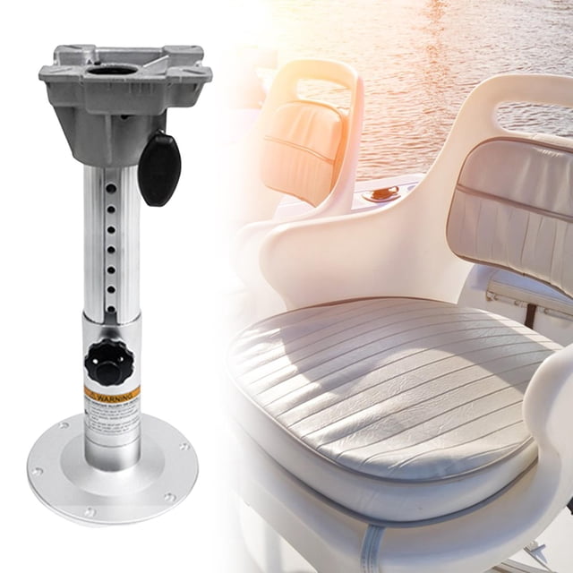 Pedestal para asiento de barco, altura ajustable, profesional, resistente, portátil, de alto rendimiento, robusto, práctico, base para silla de barco Ajuste de 48 a 60 cm