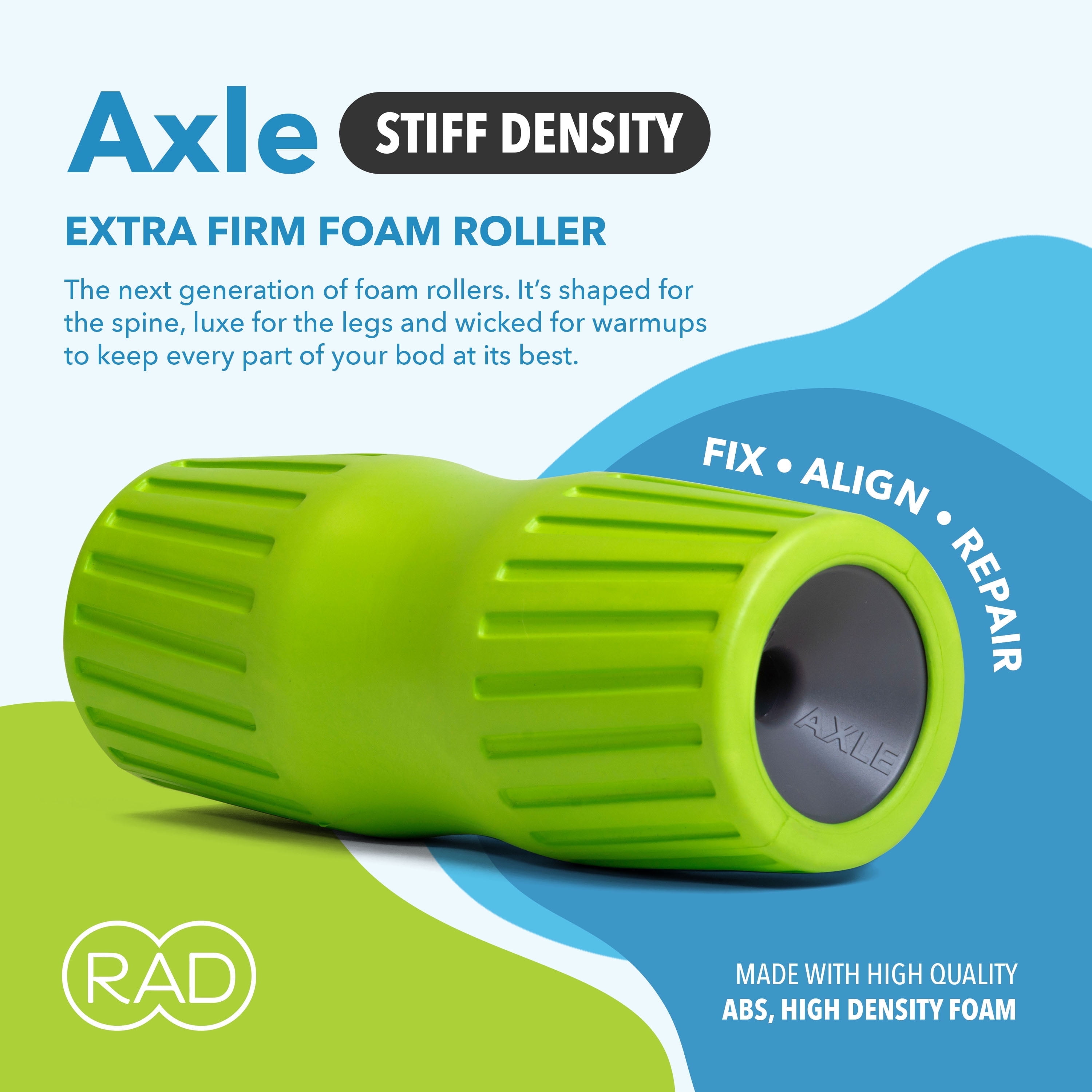 HealthSmart 4-Speed Vibrating Foam Roller for Physical Therapy & Workout