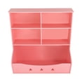 thumbnail image 6 of Kids' Toy Storage Organizer, 3-Tier Children's Room Bookcase, Girls Room Bookshelf Cabinet Home Organization Toy & Bookcase for Playroom Storage, Kids Room Organizers and Storage Pink, 6 of 14