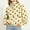 Yellow, variant on Qulqfy Hoodies for Women Oversized Wine Fleece Fall Winter Hooded Polka Dot Casual Comfy Long Sleeve Pullover Sweatshirt with Pockets 3XL