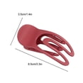 thumbnail image 3 of 3Pieces Elegant Hair Claw Clip Strong Hold Barrettes For Women Girl Fine Thin Hair Styling Essential Everyday Wear, 3 of 8