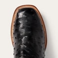 thumbnail image 5 of Men's Stetson Ozzy Full Ostrich Boots Square Toe Handcrafted JBS Collection Black, 5 of 6