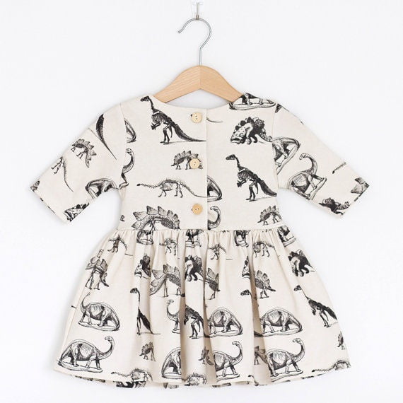 dinosaur baby dress