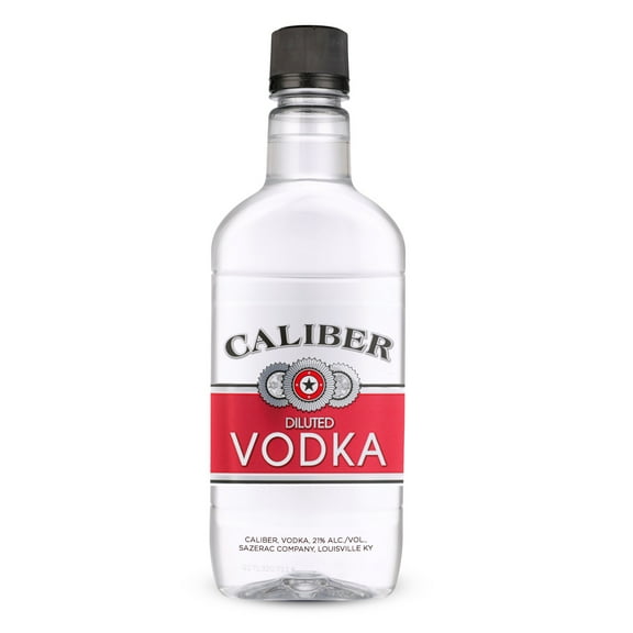 Caliber Vodka, 750ml Traveler Bottle of Vodka, 42 Proof