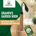 thumbnail image 2 of Herramienta manual de jardinería Grampa's Garden Hook, arrancador de maleza y cultivador, 2 of 6