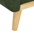 thumbnail image 3 of Green Mid-Century Loveseat - 67.7" Wide Tufted Sofa with Wooden Legs, 3 of 11