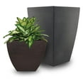 thumbnail image 2 of MSQ20SL Modern Square Garden Planter, 20-Inch, Slate, 2 of 3