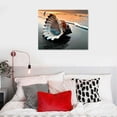 thumbnail image 5 of Orinice  Sunset Sea Beach Modern Seascape Pictures Paintings on Canvas Wall Art  Canvas Prints Artwork for Living Room Bedroom Home Office Decorations 20x16in, 5 of 6