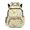 Watercolor Tropical Beach Elements Pattern, variant on CHAQLIN Lemon Float Capybara Breathable Padded Bookbag with Lightweight Adjustable Strap Casual Book Bag, Durable 17 Inch Casual Daypack for School Back to School