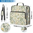 thumbnail image 2 of FORMRS Zipper Binder with Shoulder Strap 2-inch Ring 500 Sheet Capacity File Bag, Watercolor Animals Pattern, 2 of 5