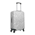 thumbnail image 3 of Easygdp Silver Glitter Print Elastic and Washable Suitcase Protective Cover with Hidden Zipper Fits 18-32 inch Luggage -Small, 3 of 9