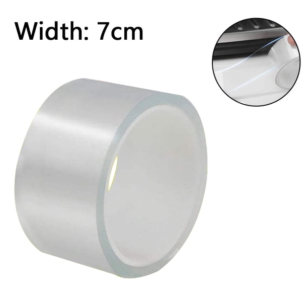 Protector de umbral de puerta de coche, protector de parachoques, película de envoltura de fibra de carbono para coche, película de envoltura automotriz de vinilo brillante 5D, película