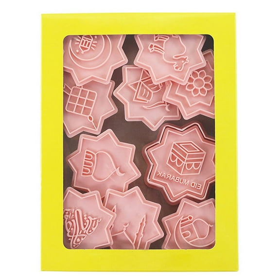 10Pcs Eid Mubarak Cookie Cutters Set: Fun Shapes For Festive Baking!