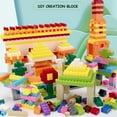 thumbnail image 3 of 125/250g Building Blocks Bulk Set City Classic Bricks Colorful Assembly DIY Creative Toy Educational Interactive Toy for Kids,light blue,125g, 3 of 7