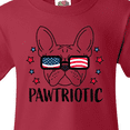 thumbnail image 4 of Inktastic Pawtriotic with French Bulldog  in American Flag Sunglasses Youth T-Shirt, 4 of 5