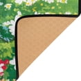 thumbnail image 4 of Vibrant Flower Meadow 63''x48'' Plush Memory Foam Bath Mat, Soft, Absorbent, Non Slip, Durable, 4 of 7