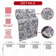 thumbnail image 6 of Blue Floral Leaf Table Runner 108 Inches Long,Retro Farmhouse Plant Tree Branch Cotton Linen Table Runners Dresser Scarves,Fabric Tabletop Scarf Furniture Cover for Home Dinner Party 13"x108", 6 of 9