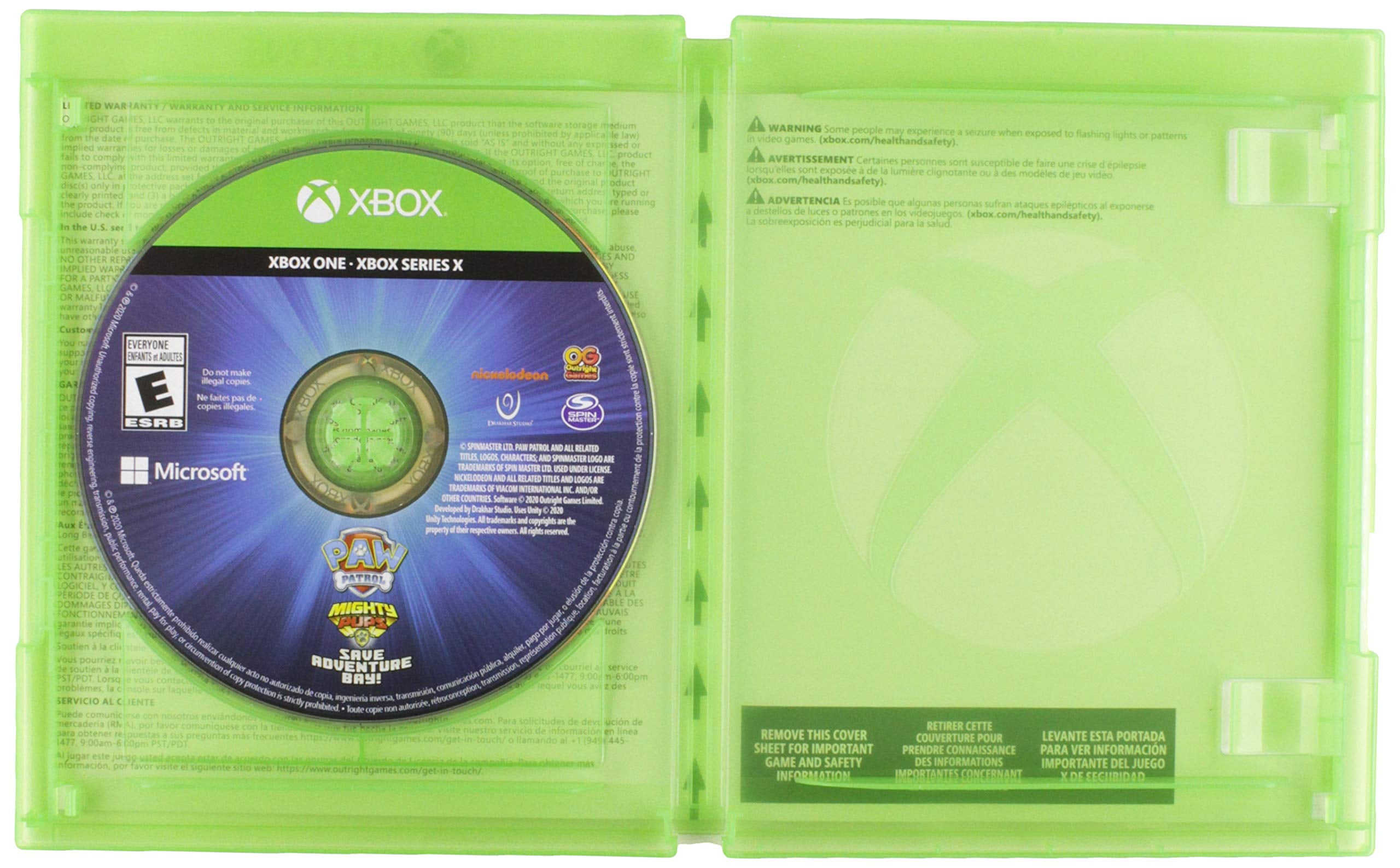 Paw Patrol Mighty Pups Save Adventure Bay, Xbox One