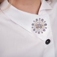 thumbnail image 5 of 2 piezas de ramillete de boda para mujer, broche de hoja de flor elegante con perlas de cristal para mujer, novia, 5 of 5