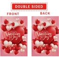thumbnail image 6 of Valentine''s Day Garden Flag 12.5x18 Inch Love Heart Small Double Sided Burlap Flags For Outside Anniversary Wedding outdoor seasonal decor for yard, 6 of 6