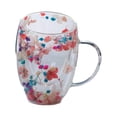 thumbnail image 2 of Double Walled Glass Coffee Cups 300ml Borosilicate Glass Cappuccino Mugs Tea Mug Style C, 2 of 9